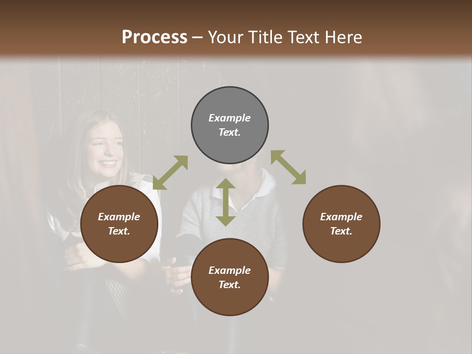 Caucasian Brown Emotion PowerPoint Template