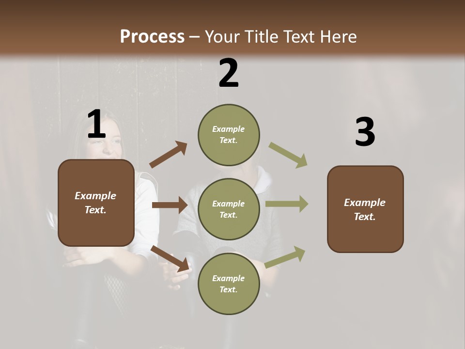 Caucasian Brown Emotion PowerPoint Template
