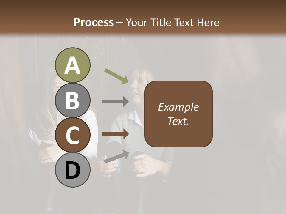 Caucasian Brown Emotion PowerPoint Template