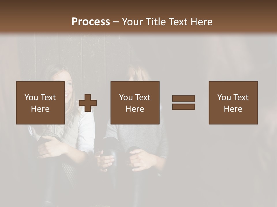 Caucasian Brown Emotion PowerPoint Template