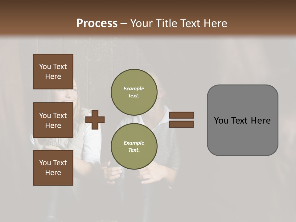 Caucasian Brown Emotion PowerPoint Template