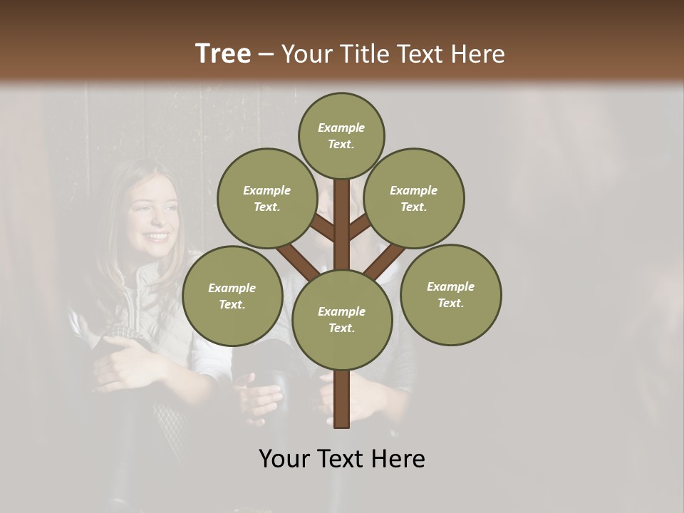 Caucasian Brown Emotion PowerPoint Template