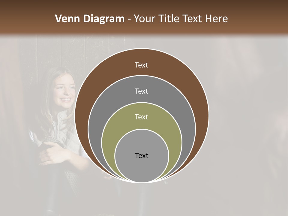 Caucasian Brown Emotion PowerPoint Template