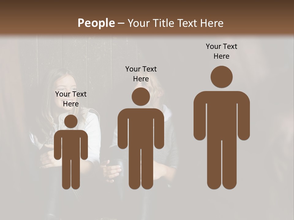 Caucasian Brown Emotion PowerPoint Template