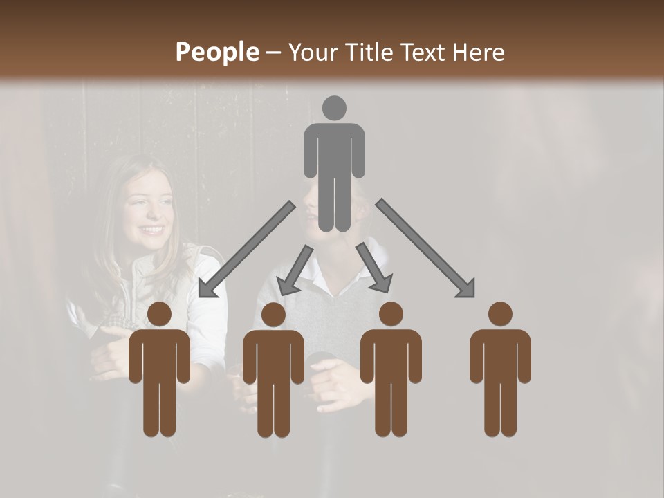 Caucasian Brown Emotion PowerPoint Template