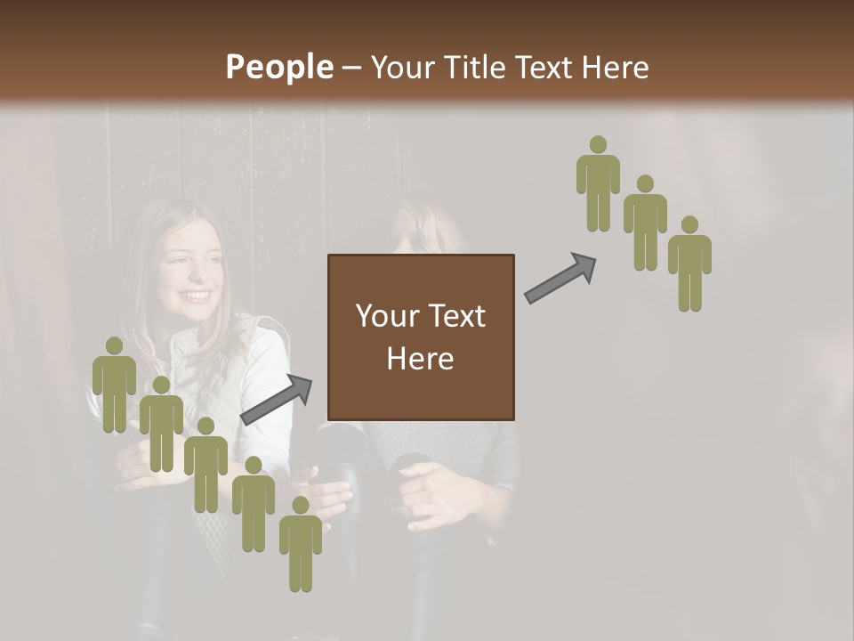 Caucasian Brown Emotion PowerPoint Template