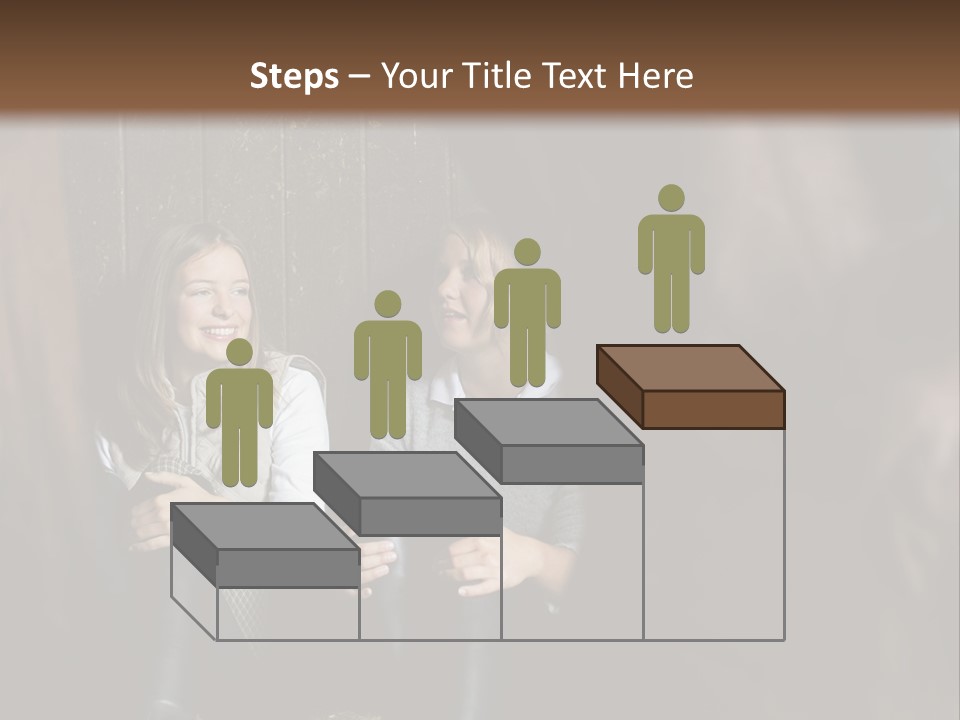 Caucasian Brown Emotion PowerPoint Template