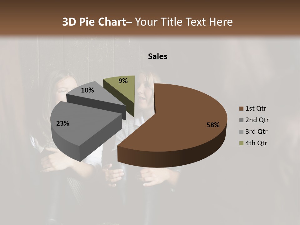 Caucasian Brown Emotion PowerPoint Template