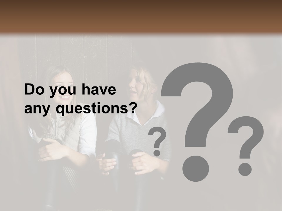 Caucasian Brown Emotion PowerPoint Template