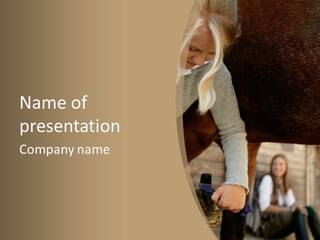 Farm Graphics Young PowerPoint Template