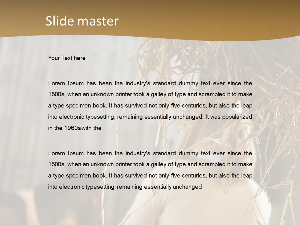 Tradition Cuddling Funfair PowerPoint Template