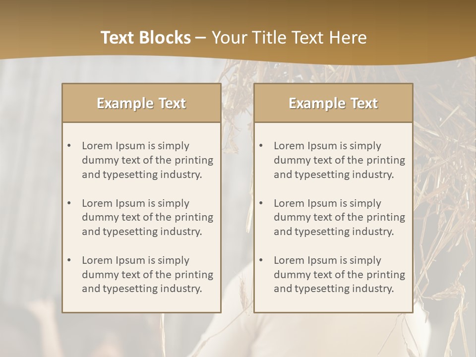 Tradition Cuddling Funfair PowerPoint Template