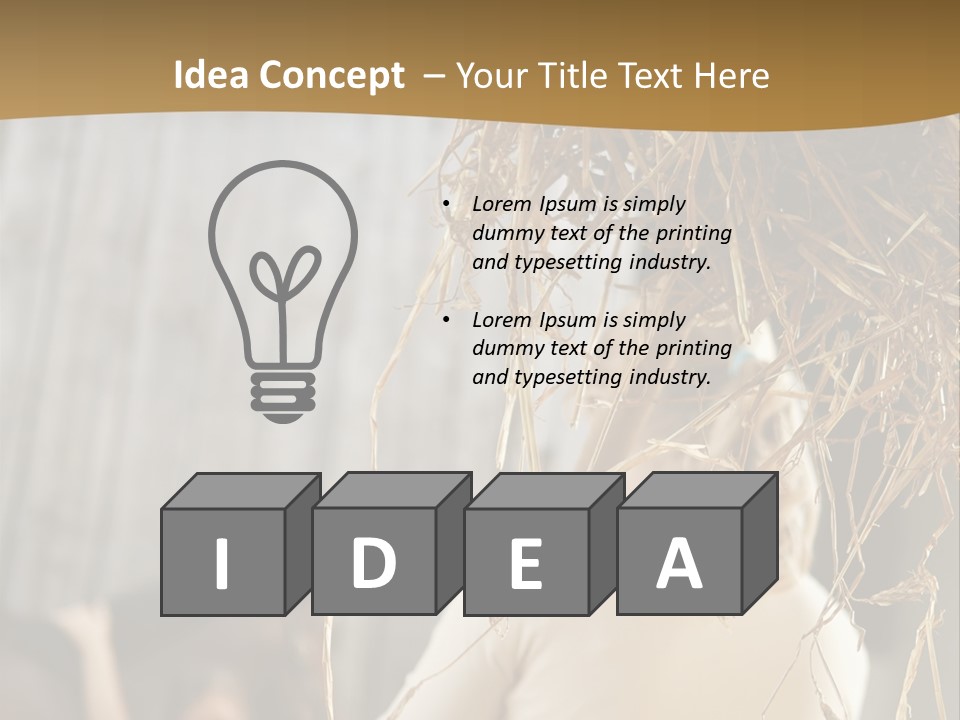 Tradition Cuddling Funfair PowerPoint Template