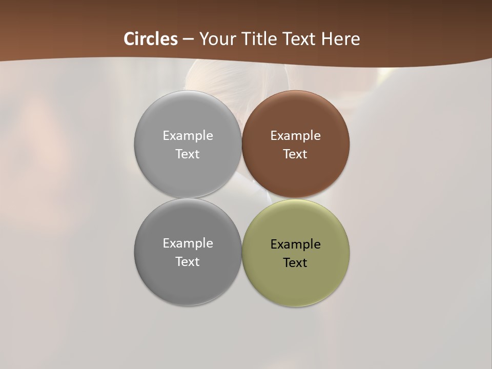 Healthbeauty Blonde Brushing PowerPoint Template