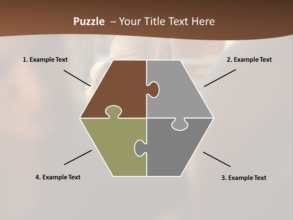 Healthbeauty Blonde Brushing PowerPoint Template