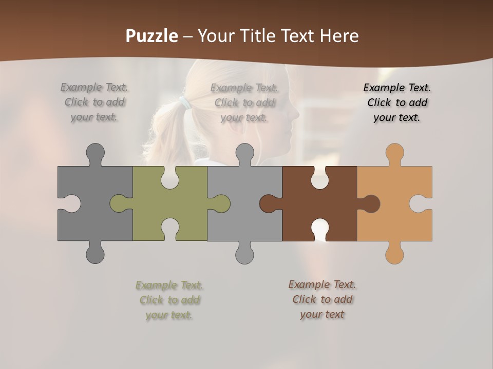 Healthbeauty Blonde Brushing PowerPoint Template