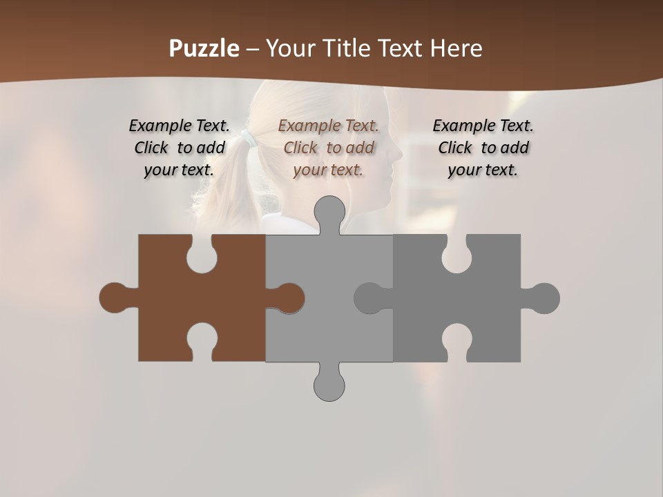 Healthbeauty Blonde Brushing PowerPoint Template