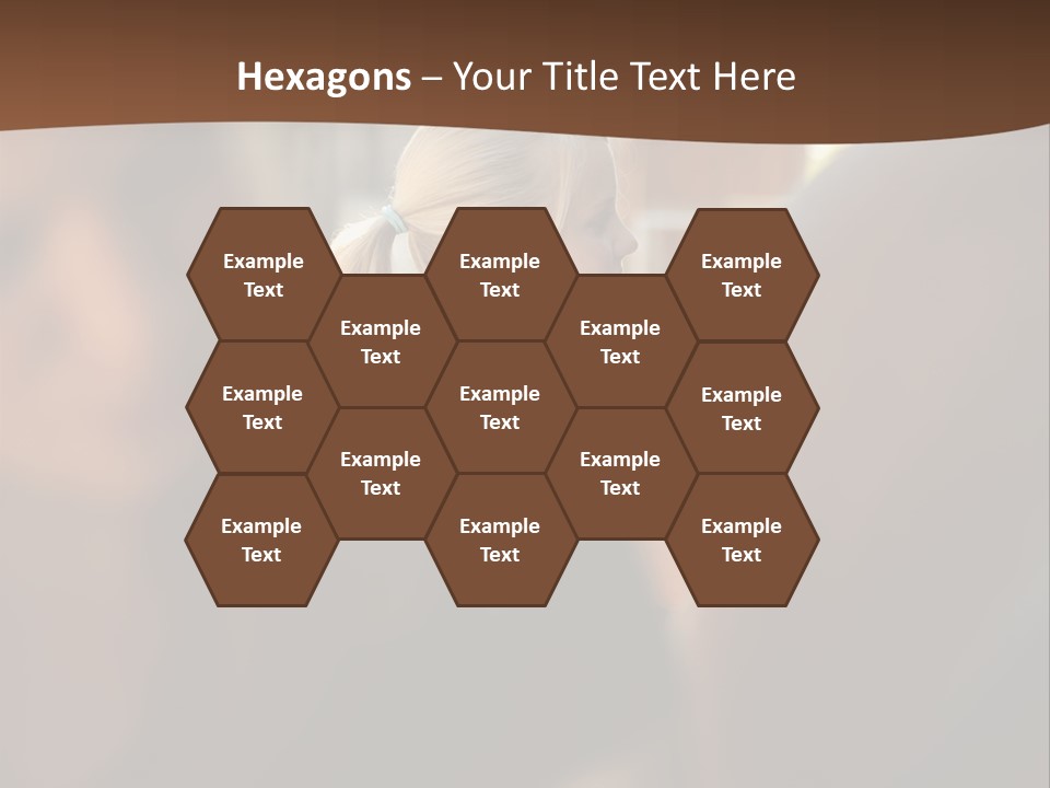 Healthbeauty Blonde Brushing PowerPoint Template