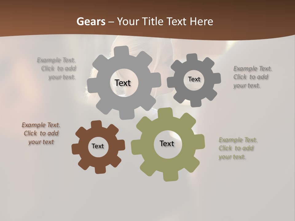 Healthbeauty Blonde Brushing PowerPoint Template