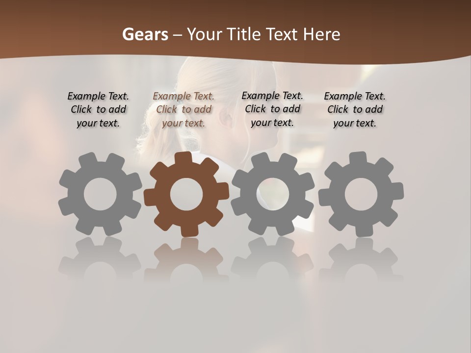 Healthbeauty Blonde Brushing PowerPoint Template