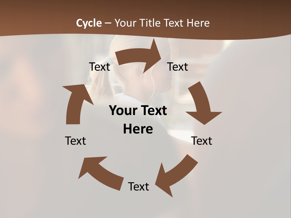 Healthbeauty Blonde Brushing PowerPoint Template