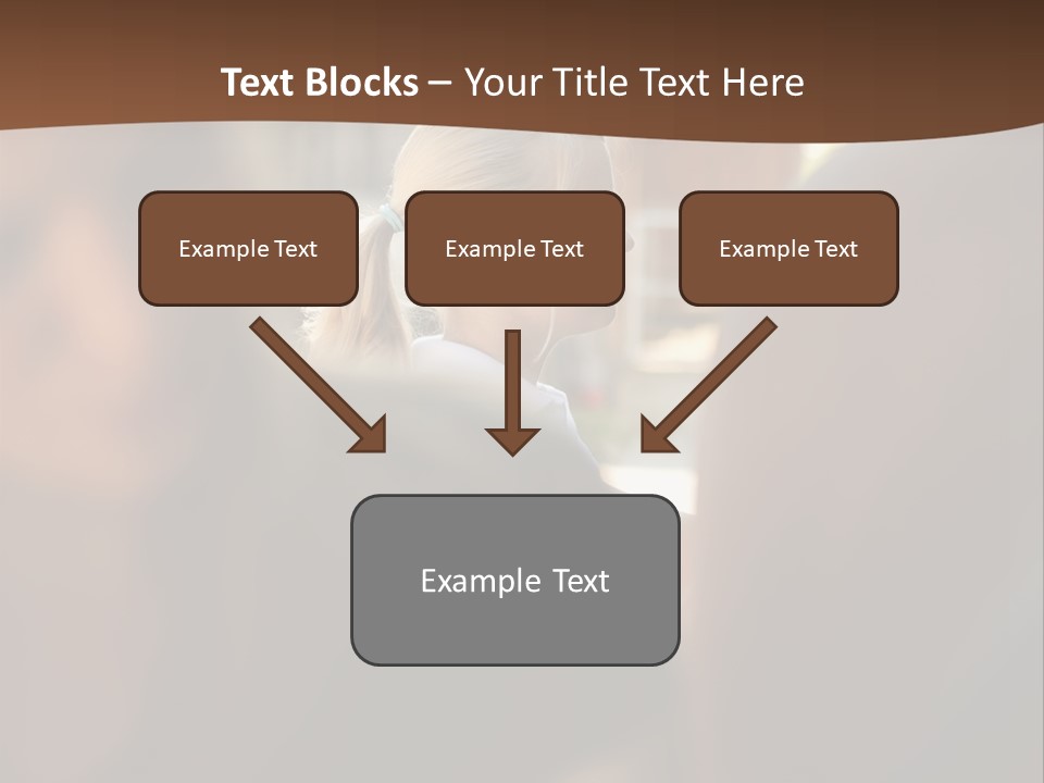 Healthbeauty Blonde Brushing PowerPoint Template