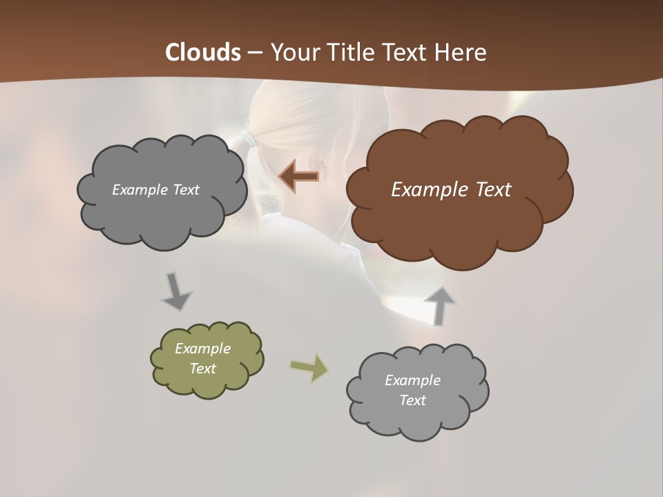 Healthbeauty Blonde Brushing PowerPoint Template