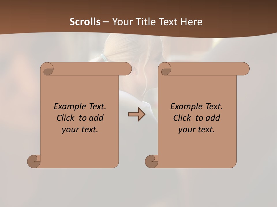 Healthbeauty Blonde Brushing PowerPoint Template