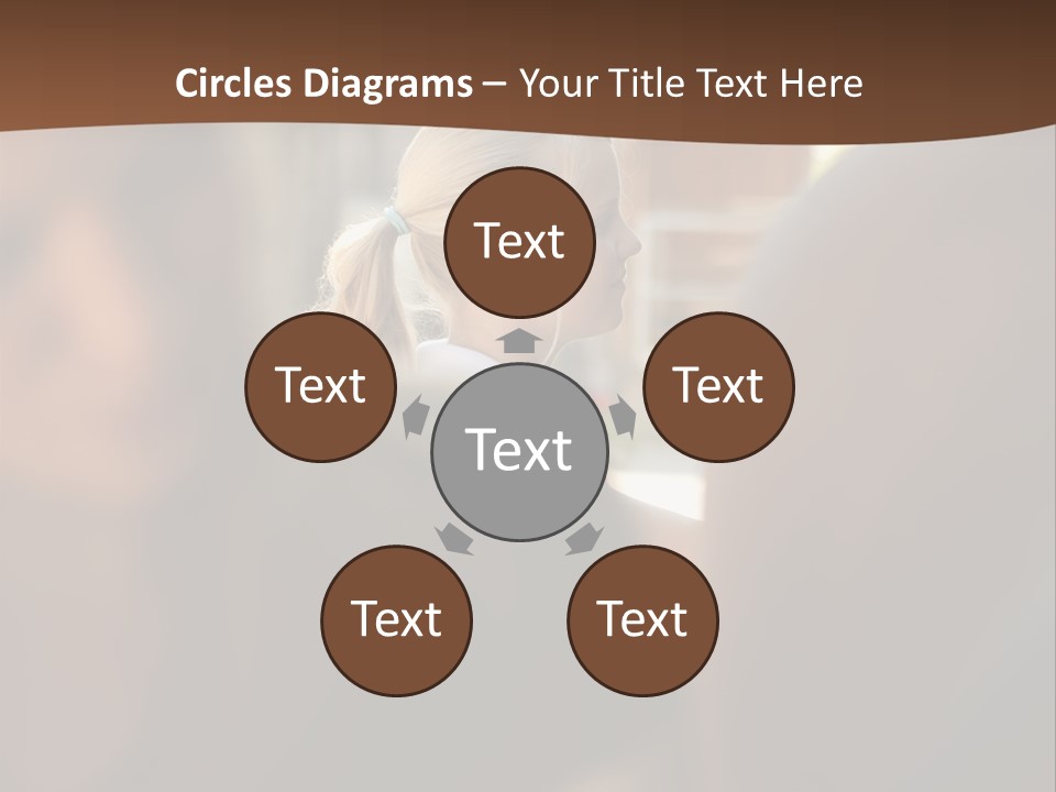 Healthbeauty Blonde Brushing PowerPoint Template