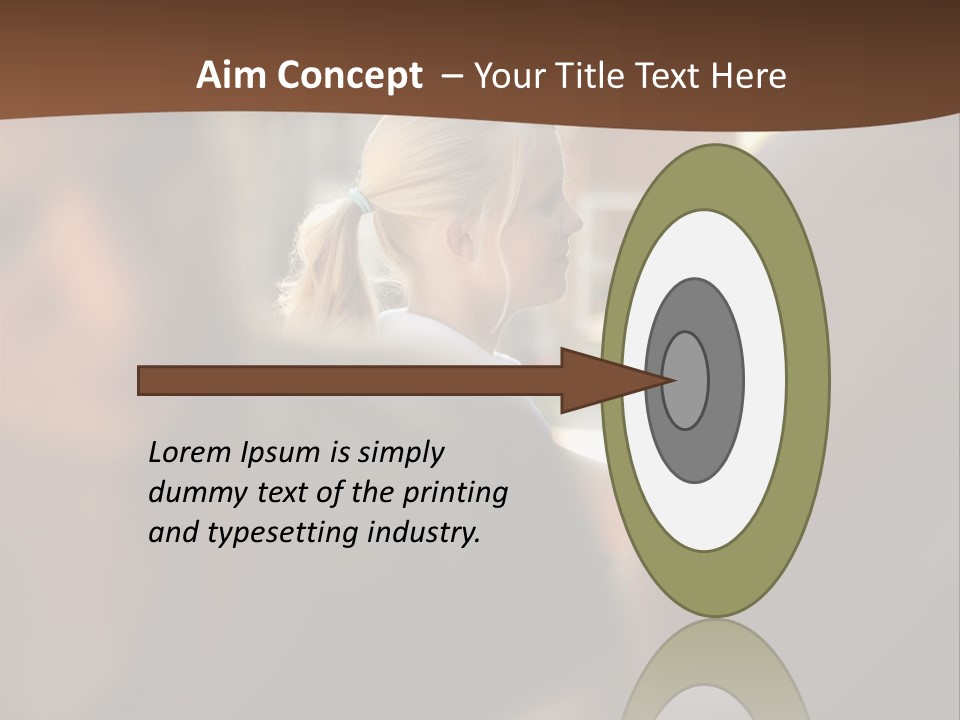 Healthbeauty Blonde Brushing PowerPoint Template