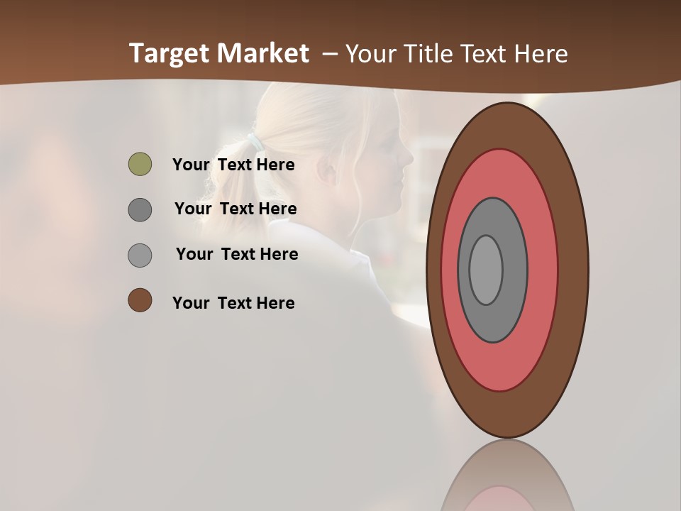 Healthbeauty Blonde Brushing PowerPoint Template