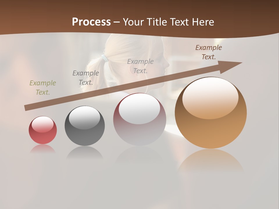 Healthbeauty Blonde Brushing PowerPoint Template