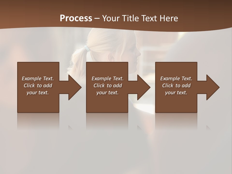 Healthbeauty Blonde Brushing PowerPoint Template