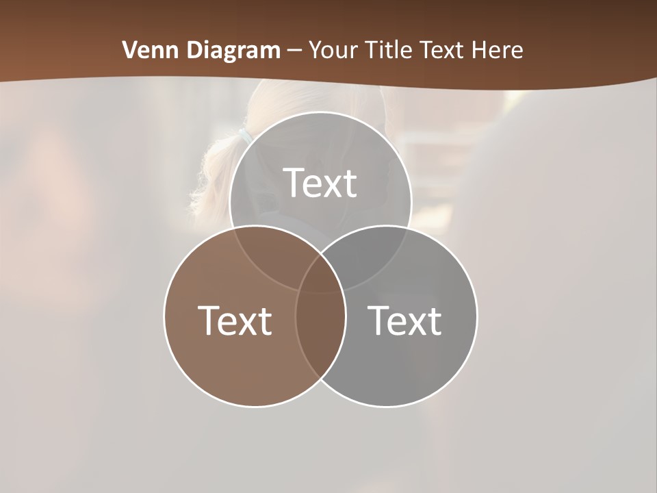 Healthbeauty Blonde Brushing PowerPoint Template