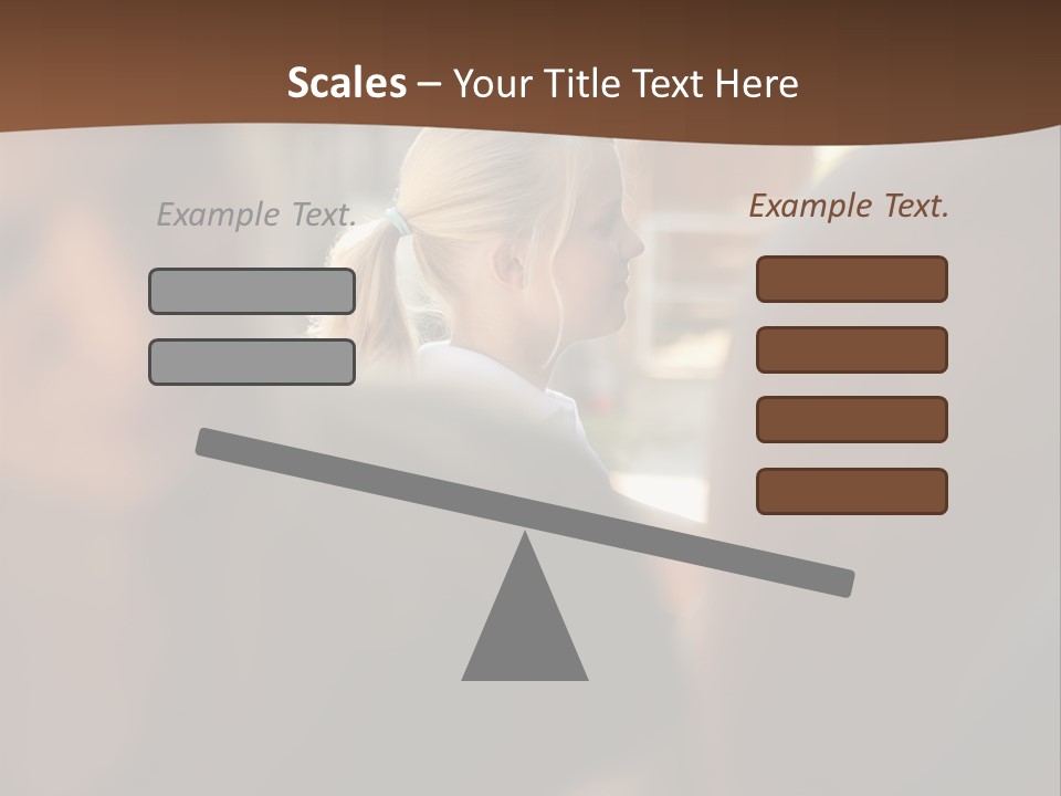 Healthbeauty Blonde Brushing PowerPoint Template