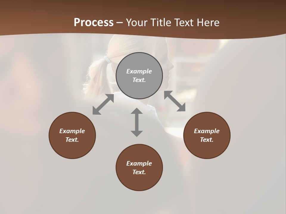 Healthbeauty Blonde Brushing PowerPoint Template