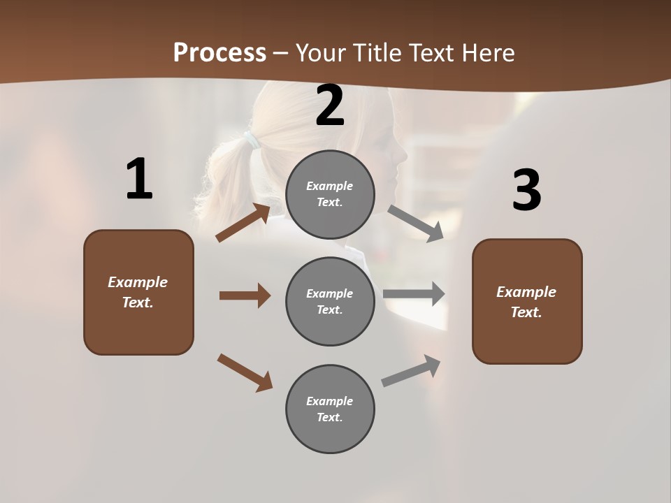Healthbeauty Blonde Brushing PowerPoint Template