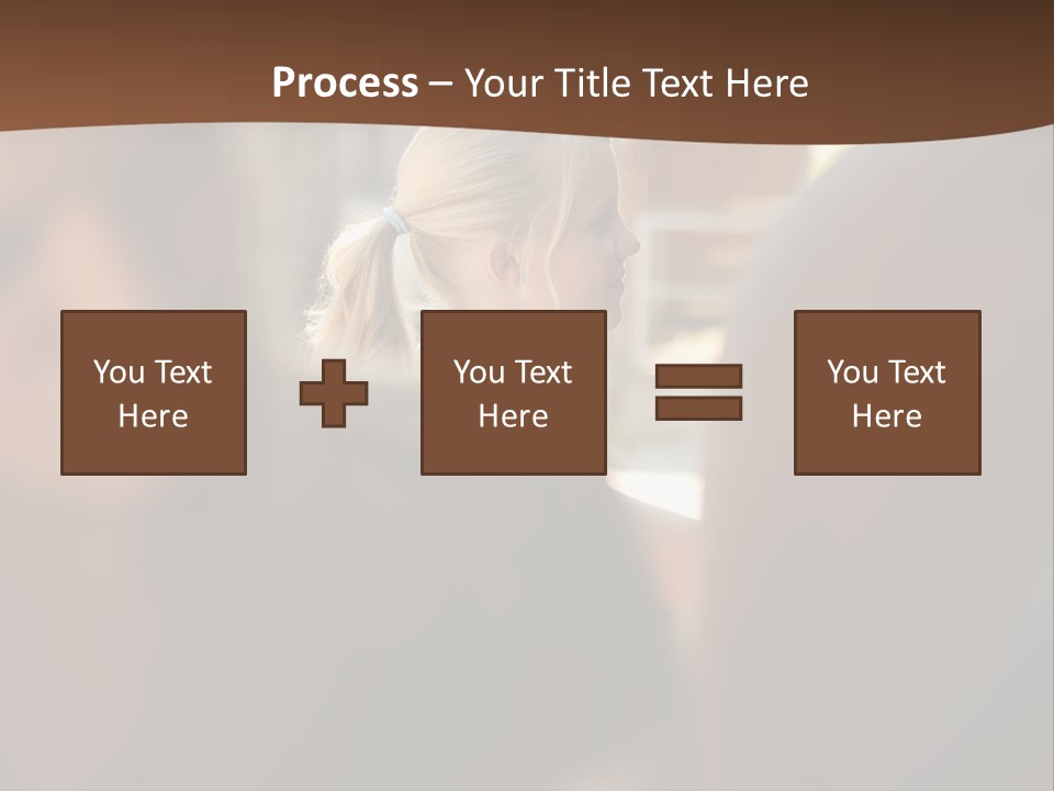 Healthbeauty Blonde Brushing PowerPoint Template