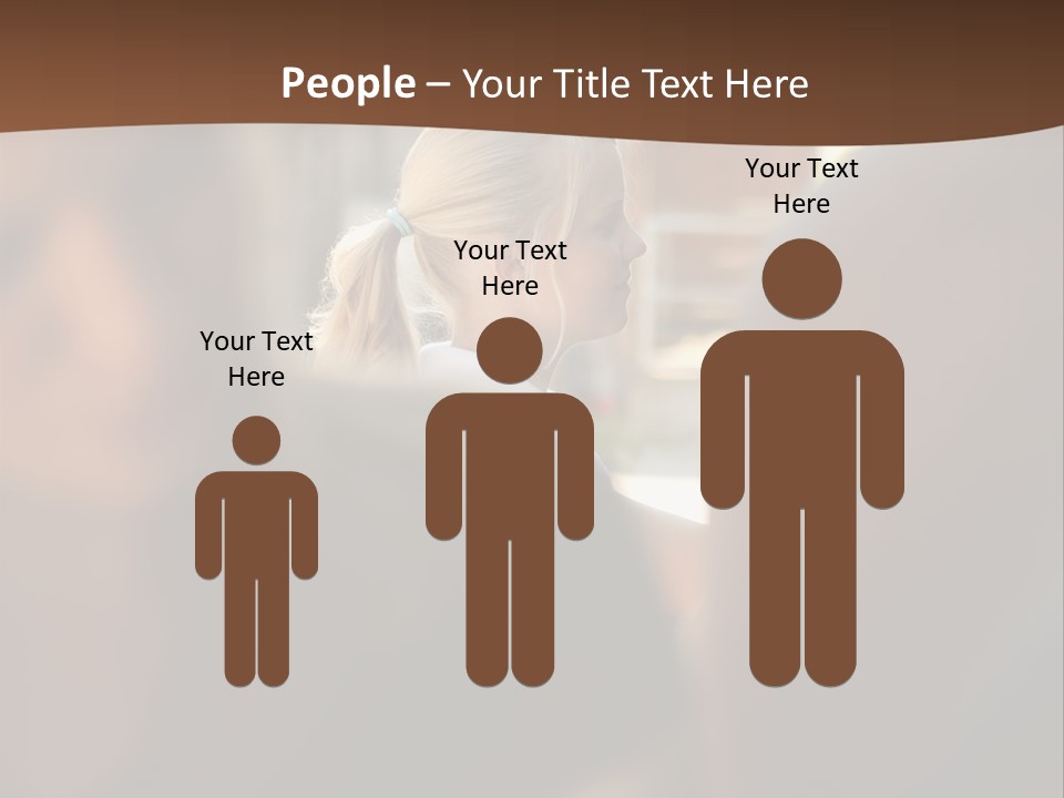 Healthbeauty Blonde Brushing PowerPoint Template