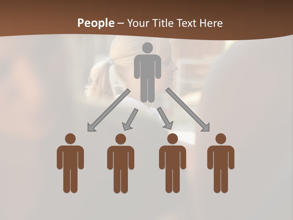 Healthbeauty Blonde Brushing PowerPoint Template