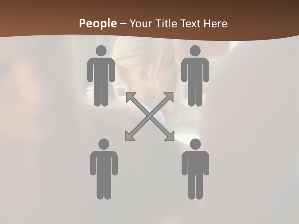 Healthbeauty Blonde Brushing PowerPoint Template