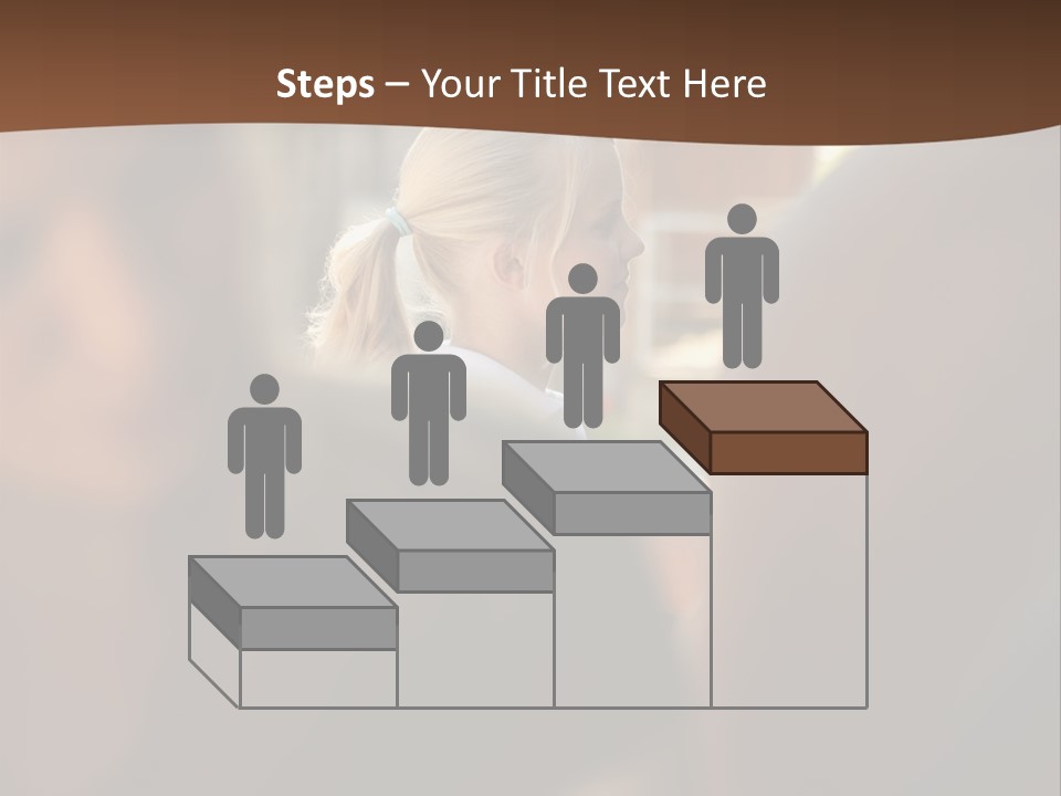 Healthbeauty Blonde Brushing PowerPoint Template