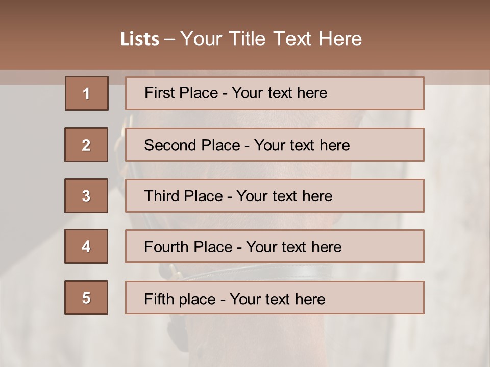 Forelock Coast Images PowerPoint Template