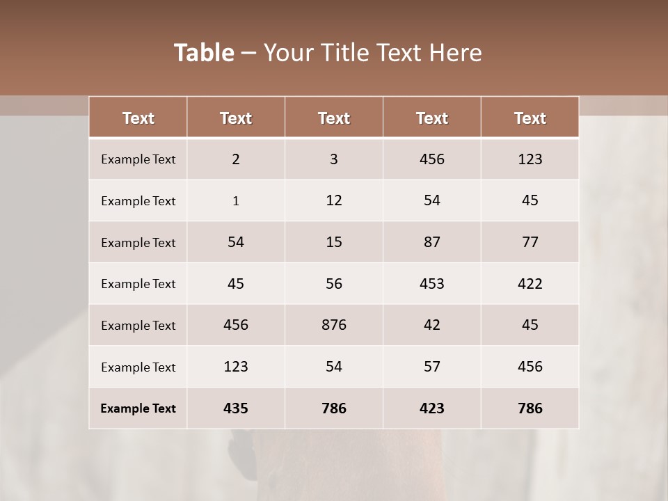 Forelock Coast Images PowerPoint Template