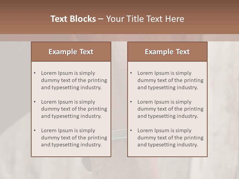 Forelock Coast Images PowerPoint Template