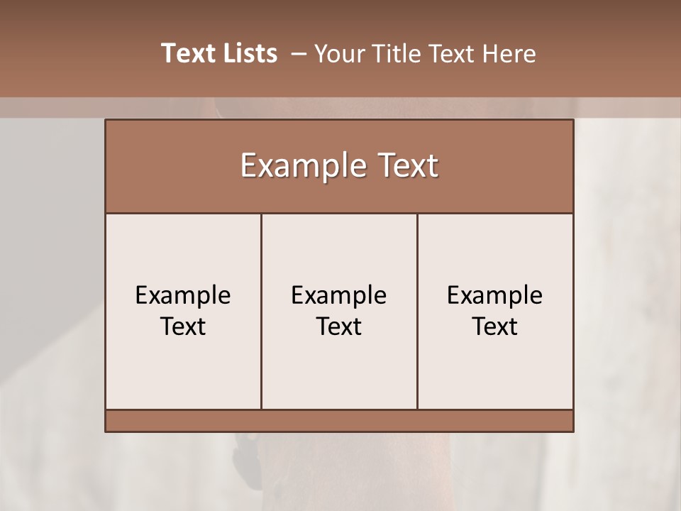Forelock Coast Images PowerPoint Template