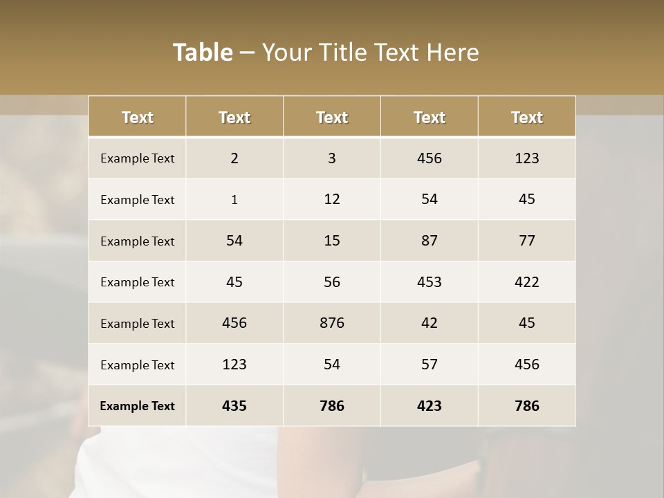 Ages Smiling Youngwoman PowerPoint Template