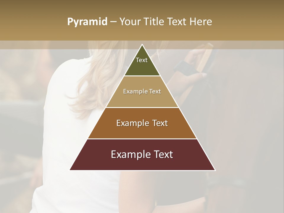 Ages Smiling Youngwoman PowerPoint Template