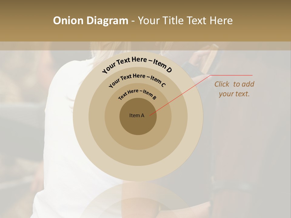 Ages Smiling Youngwoman PowerPoint Template