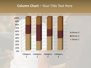 Ages Smiling Youngwoman PowerPoint Template